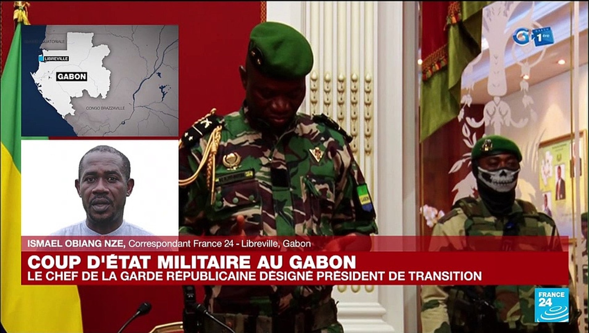 Coup d'état militaire au Gabon le chef de la garde républicaine