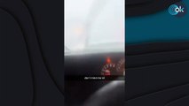 Increíble: un tornado hace volar por los aires un coche en una autopista de Carolina del Sur