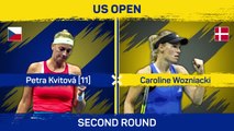 Wozniacki stuns Kvitova to reach US Open third round