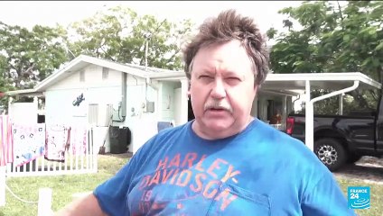 En Floride, les habitants face aux dégâts, destructions et inondations après le passage de l'ouragan Idalia