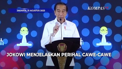 Jokowi Jelaskan Maksud Cawe-cawe saat Beri Sambutan di Rakernas HIPMI