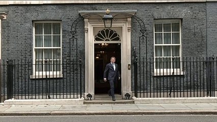 Video herunterladen: Shapps leaves Downing Street as new defence secretary