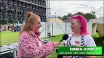Claudia Zunn interviews independent bands and musicians as they leave the stage at Midsomer Norton's Outfield Festival 2023