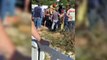 Un camion d'excavation et une voiture sont entrés en collision sur la route BEYKOZ Riva