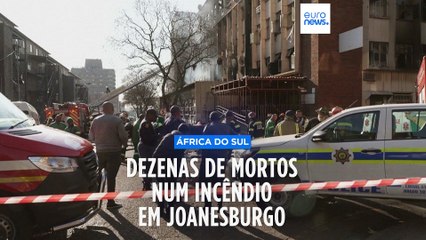 Tragédia na África do Sul: Seis dezenas de mortos num incêndio em Joanesburgo
