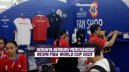 Hadirkan Berbagai Merchandise Resmi FIBA World Cup 2023, Fan Shop di Indonesia Arena Diserbu Penggemar Basket
