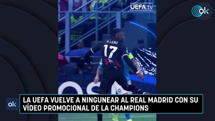 La UEFA vuelve a ningunear al Real Madrid con su vídeo promocional de la Champions