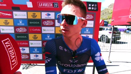 Tour d'Espagne 2023 - Romain Grégoire : ""Pour l'instant, c'est top ce que fait Lenny Martinez, il est vraiment dans les clous"