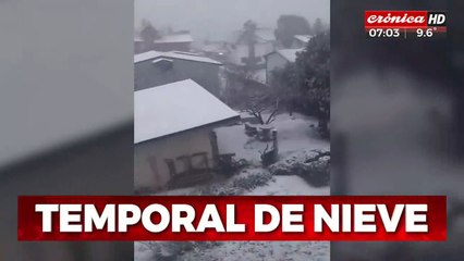 Alerta por temporal de nieve que afecta a Bariloche
