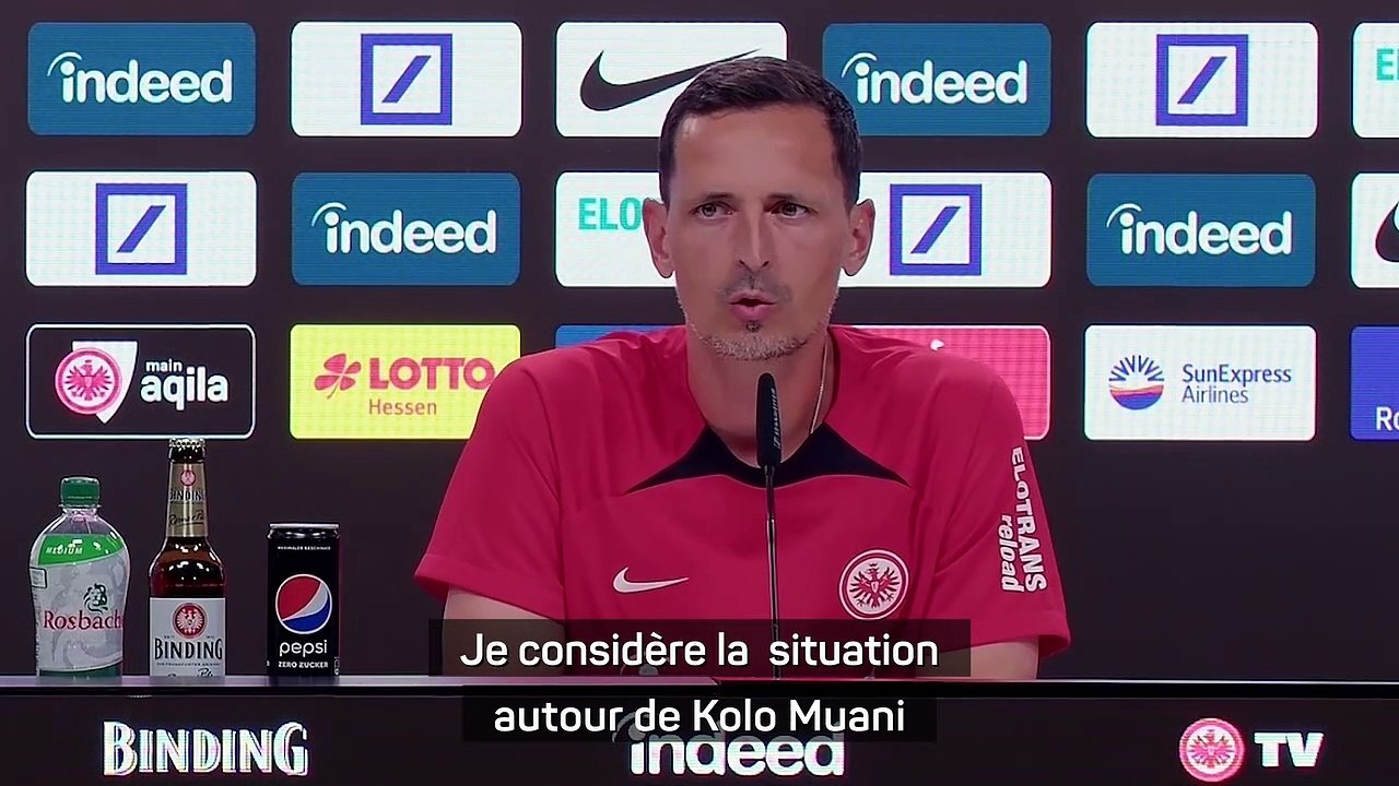 Toppmöller : "Kolo Muani ? L'Eintracht est toujours plus grand qu'un seul joueur !"