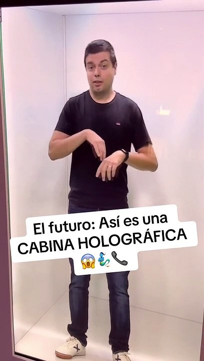 Llega el sucesor moderno y 'holográfico' de las cabinas telefónicas de toda la vida