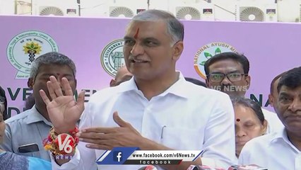 Minister Harish Rao Fires On Amit Shah and Mallikarjun Kharge _ V6 News (3)