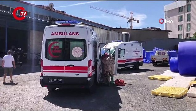 Pendik’te iş yerinde kimyasal madde sızıntısı 3 işçi zehirlendi