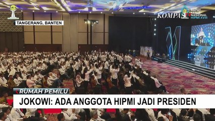 Dalam Rakernas ke-18 HIPMI, Jokowi Sebut Banyak Anggota HIPMI Jadi Menteri Hingga Presiden