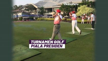 Meriahkan HUT Ke-64 Pepabri, Agum Gumelar Resmi Buka Turnamen Golf Piala Presiden