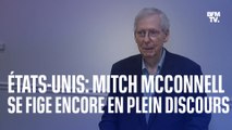 États-Unis: le chef des républicains au Sénat se fige à nouveau en pleine conférence de presse