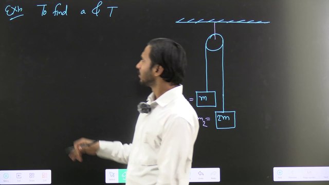 Newton's Laws Of Motion, Pulley Mass System, Newton's laws of motion NEET, Pulley Mass System NEET, Acceleration of blocks, Tension In the Thread, Tension in the Thread NEET, Acceleration of the blocks NEET, NEET/JEE (Mains & Advanced)