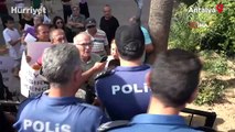 Antalya'da gergin anlar! Yıkım kararı olan binanın tahliyesinde ortalık karıştı: 6 gözaltı