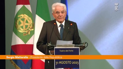 Mattarella "L'unità europea un'impresa in salita da completare"