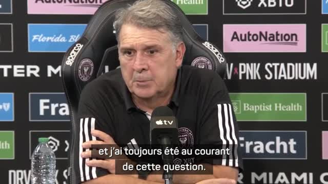 Inter Miami - Martino : "C'est toujours bien quand nos joueurs sont sélectionnés"