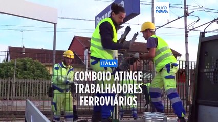 Cinco trabalhadores morrem atingidos por comboio