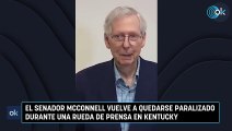 El senador McConnell vuelve a quedarse paralizado durante una rueda de prensa en Kentucky