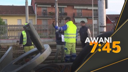 Lima pekerja rel terbunuh dirempuh keretapi laju