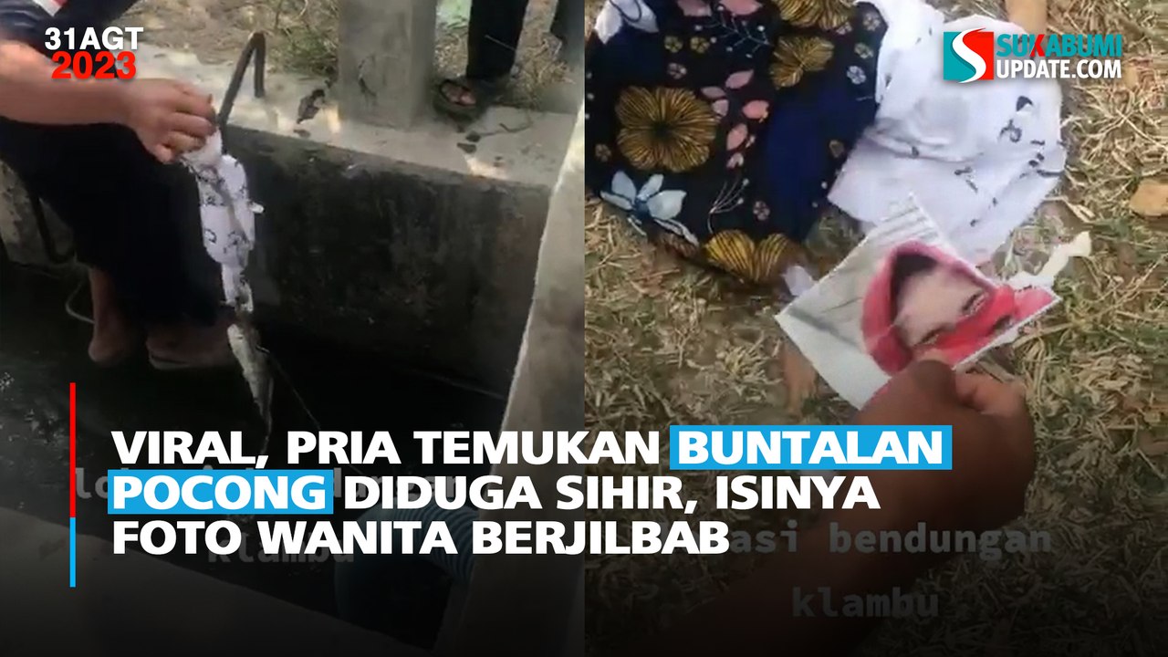 Viral, Pria Temukan Buntalan Pocong Diduga Sihir, Isinya Foto Wanita Berjilbab