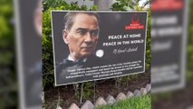 Eylül Öztürk Özkan, Florida'daki evinin bahçesine Atatürk bölümü yaptı