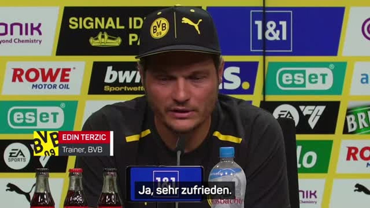 Terzic über BVB-Transferperiode: 'Sehr zufrieden'