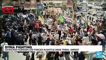 War among the allies: US backed Kurdish-led forces in eastern Syria battle Arab tribal unrest