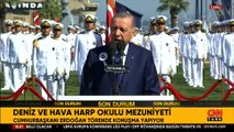 SON DAKİKA: Deniz ve Kara Harp Okulu Mezuniyeti... Erdoğan: Cumhur ile Cumhuriyeti kaynaştırdık...