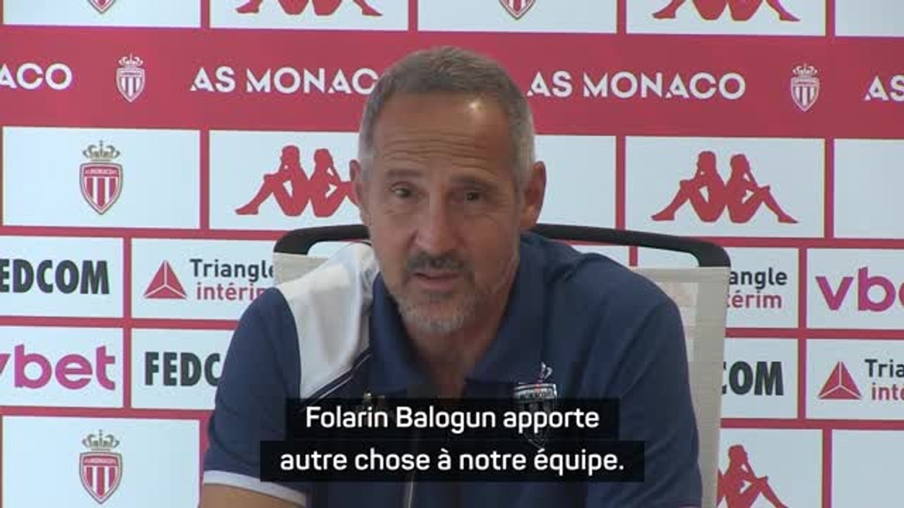 Monaco - Hütter : "Balogun peut jouer avec Ben Yedder"