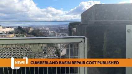 Bristol August 31 Headlines: Cumberland basin repair cost has been published