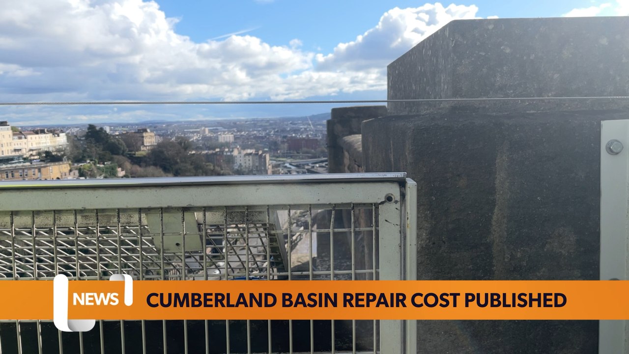 Bristol August 31 Headlines: Cumberland basin repair cost has been published