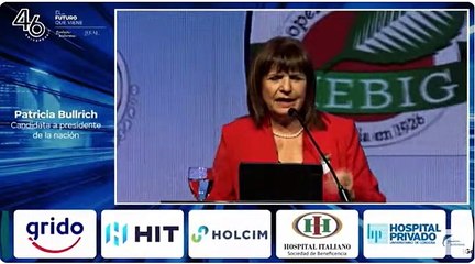 Patricia Bullrich: "El caos se frena con orden"