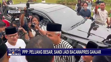 PPP Sebut Sandiaga Uno Miliki Peluang yang Besar Jadi Cawapres Ganjar, Ini Alasannya