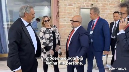 Ministro Sangiuliano a Venezia 80: il cinema ? vicino alle persone