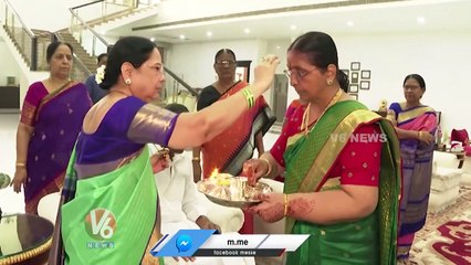 CM KCR Celebrates Raksha Bandhan With His Sisters _ V6 News