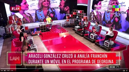 Analía Franchín, lapidaria con Araceli González