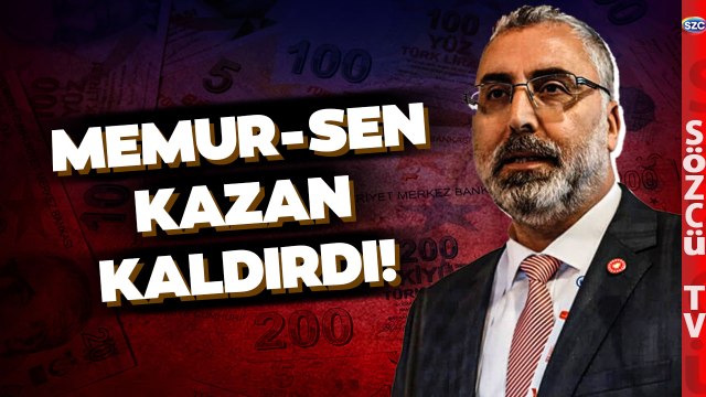 Memur-Sen Kazan Kaldırdı! Hükümetin Hakemi Memurun Yüzünü Güldürmedi