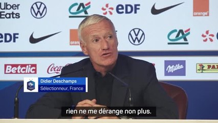 Bleus - Deschamps sur la situation de Kolo Muani : "Rien ne me choque, rien ne me dérange"