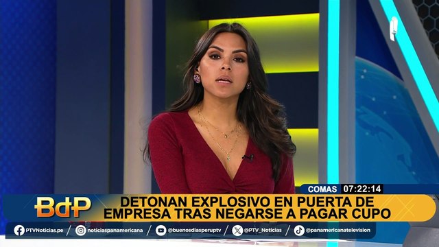Atentado en Comas: detonan dinamita en puerta de empresa tras negarse a pagar cupo