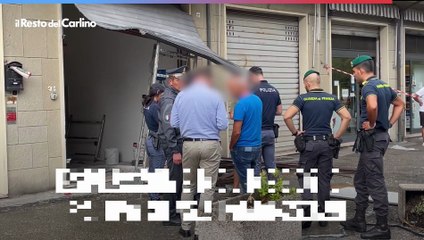 Esplosione nel negozio, paura in via Magazzari