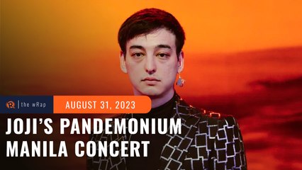 Ticket prices, seat plan: Joji’s ‘Pandemonium’ concert in Manila 