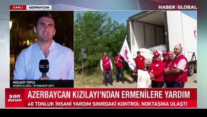 Ermenistan tırların geçişine izin vermiyor! Rus Barış Güçleri tırların geçişi için zaman istedi