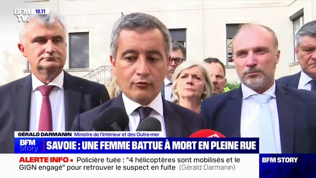 Policière tuée en Savoie: Gérald Darmanin annonce que 4 hélicoptères sont mobilisés et le GIGN engagé pour retrouver le suspect en fuite - Elle avait déjà déposé plainte 2 fois, classées sans suite