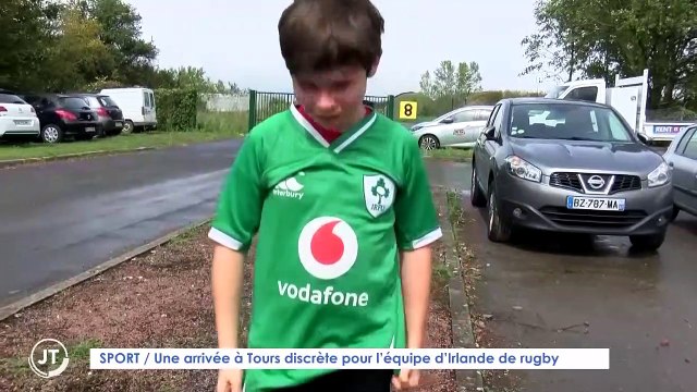 SPORT / Une arrivée à Tours discrète pour l'équipe d'Irlande de rugby