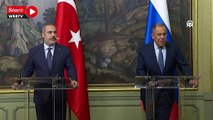 Dışişleri Bakanı Fidan, Rus mevkidaşı Lavrov ile ortak basın toplantısı düzenledi