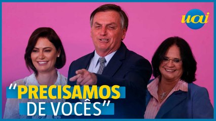 Bolsonaro elogia mulheres do PL em Brasília